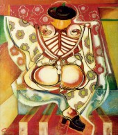 Blonde with Black Hat